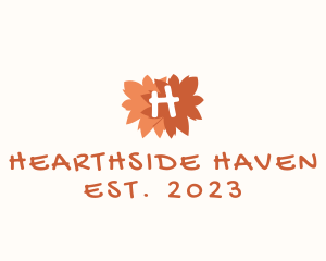 Dry Autumn Leaves logo