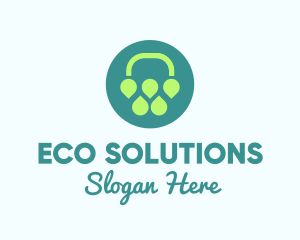 Eco Plant Flower  logo design