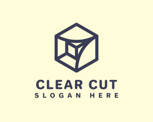 Modern Creative Cube Box logo design