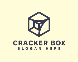 Modern Creative Cube Box logo design