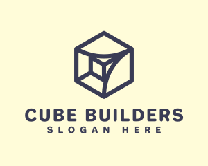 Modern Creative Cube Box logo design