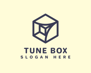 Modern Creative Cube Box logo design