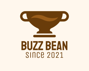 Brown Coffee Trophy logo design