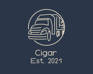 Automobile Haulage Trailer  logo design