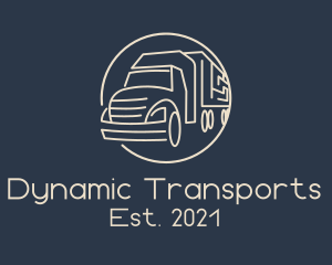 Automobile Haulage Trailer  logo design