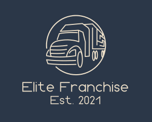 Automobile Haulage Trailer  logo design