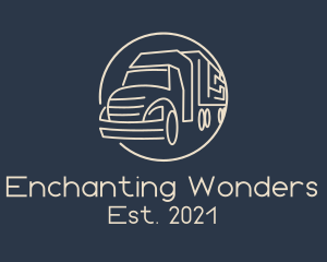 Automobile Haulage Trailer  logo design