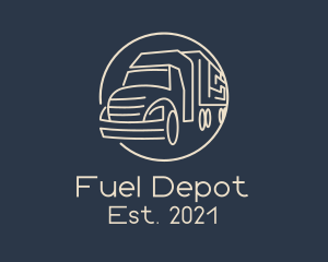 Automobile Haulage Trailer  logo design