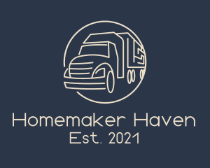 Automobile Haulage Trailer  logo design