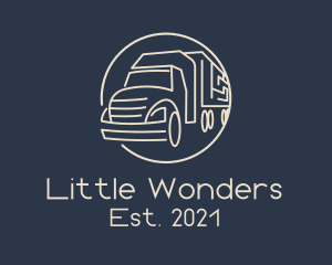 Automobile Haulage Trailer  logo design