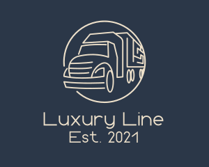 Automobile Haulage Trailer  logo design