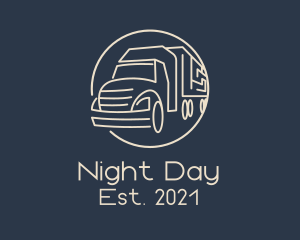 Automobile Haulage Trailer  logo design