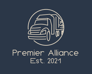 Automobile Haulage Trailer  logo design