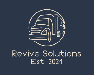 Automobile Haulage Trailer  logo design