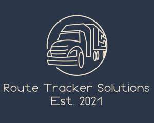 Automobile Haulage Trailer  logo design