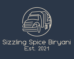 Automobile Haulage Trailer  logo design