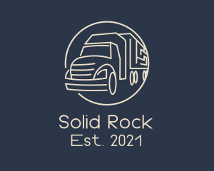 Automobile Haulage Trailer  logo design