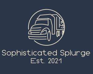 Automobile Haulage Trailer  logo design