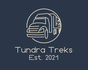 Automobile Haulage Trailer  logo design