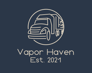 Automobile Haulage Trailer  logo design