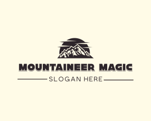 Mountain Camping Tour  logo design