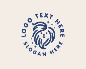 Dog Pet Care Grooming logo