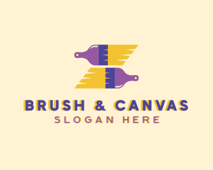 Paint Brush Painting logo