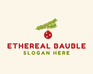 Christmas Ball Ornament logo design