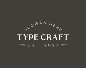 Classic Typography Business logo