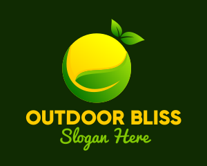 Leaf Lemon Plant logo design