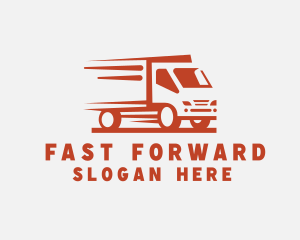 Fast Speed Truck logo design