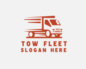 Fast Speed Truck logo design