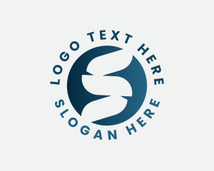 Social Media - Media Tech App Letter S logo design