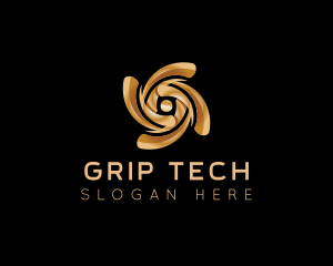 Tech Cyber Motion logo design