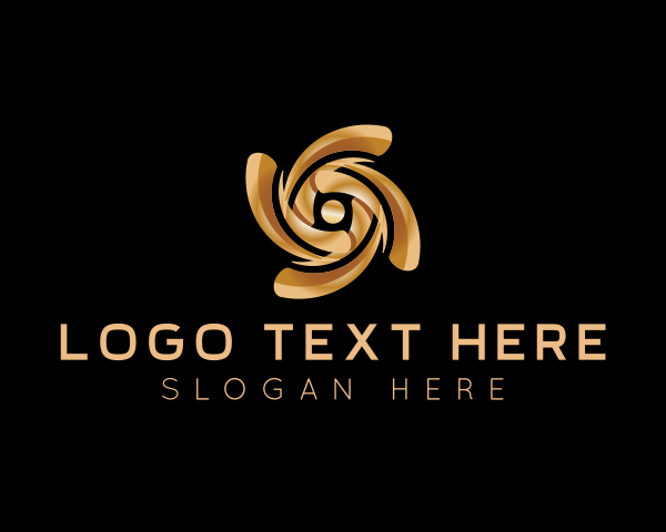 Spiral logo example 4