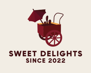 Chocolate Food Cart logo design