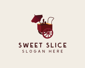 Chocolate Food Cart logo design
