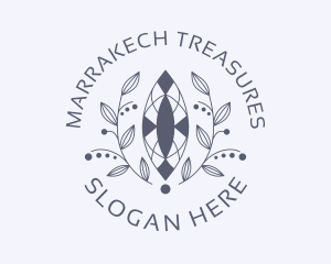 Luxury Wreath Gem logo design