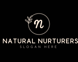 Minimalist Floral Spa logo design