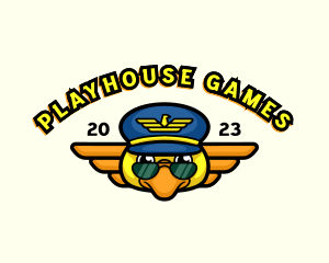 Pilot Bird Gaming logo design