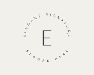 Elegant Fashion Boutique logo design