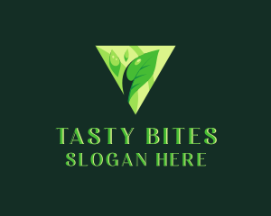 Botanical Plant Leaves Logo