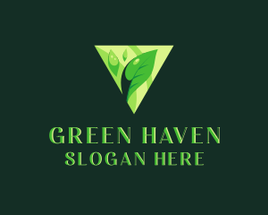 Botanical Plant Leaves logo