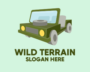 Green Safari Jeep  logo