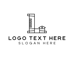 Architecture Construction Letter L logo