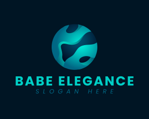 Digital Globe Sphere logo design