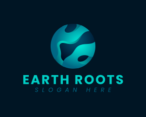 Digital Globe Sphere logo design