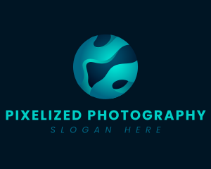 Digital Globe Sphere logo design