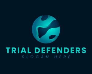 Digital Globe Sphere logo design