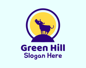 Howling Cow Hill logo design